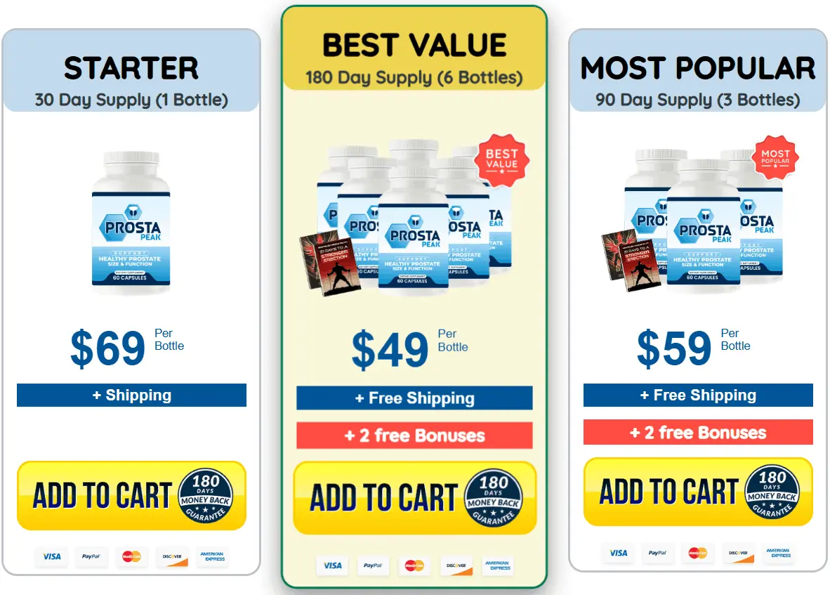 prosta peak discount